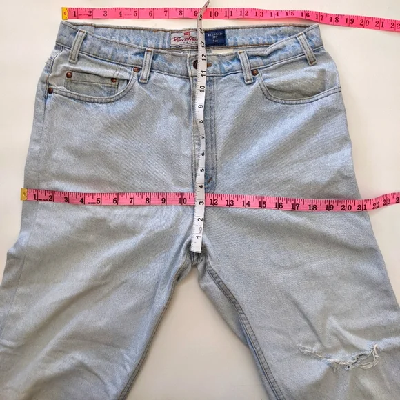 Vintage Levi's 540 orange tab jeans pants, size 36 x 30 - Picture 6 of 7
